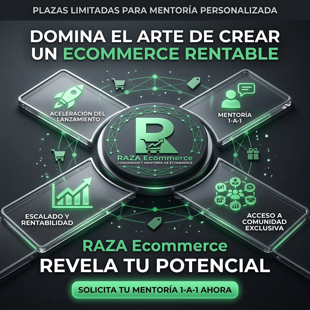 Mentoría 1 a 1: Acompañamiento Personalizado para Crear y Escalar tu E-commerce